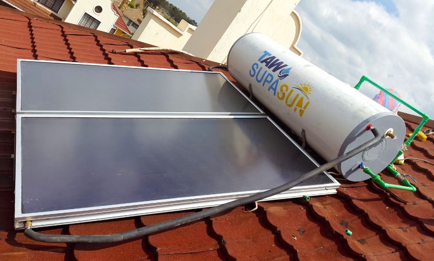 solar hot water installation showcase